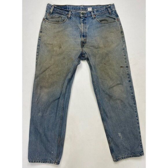 VINTAGE Levi's 550 Relaxed Fit Denim Jeans Men 37 X 30 Blue Tag Size 38 x 30 - Picture 1 of 12